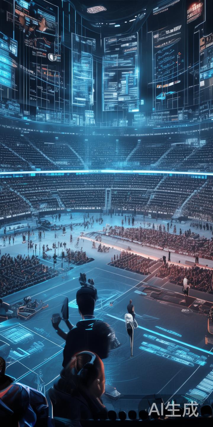 科技赋能体育。人工智能、虚拟现实、5G等技术将深度